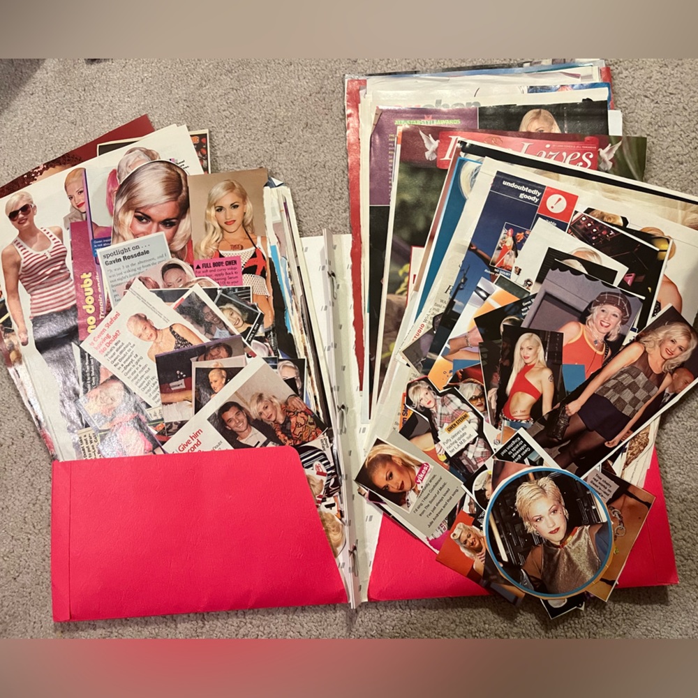 Hundreds of Gwen Stefani clippings